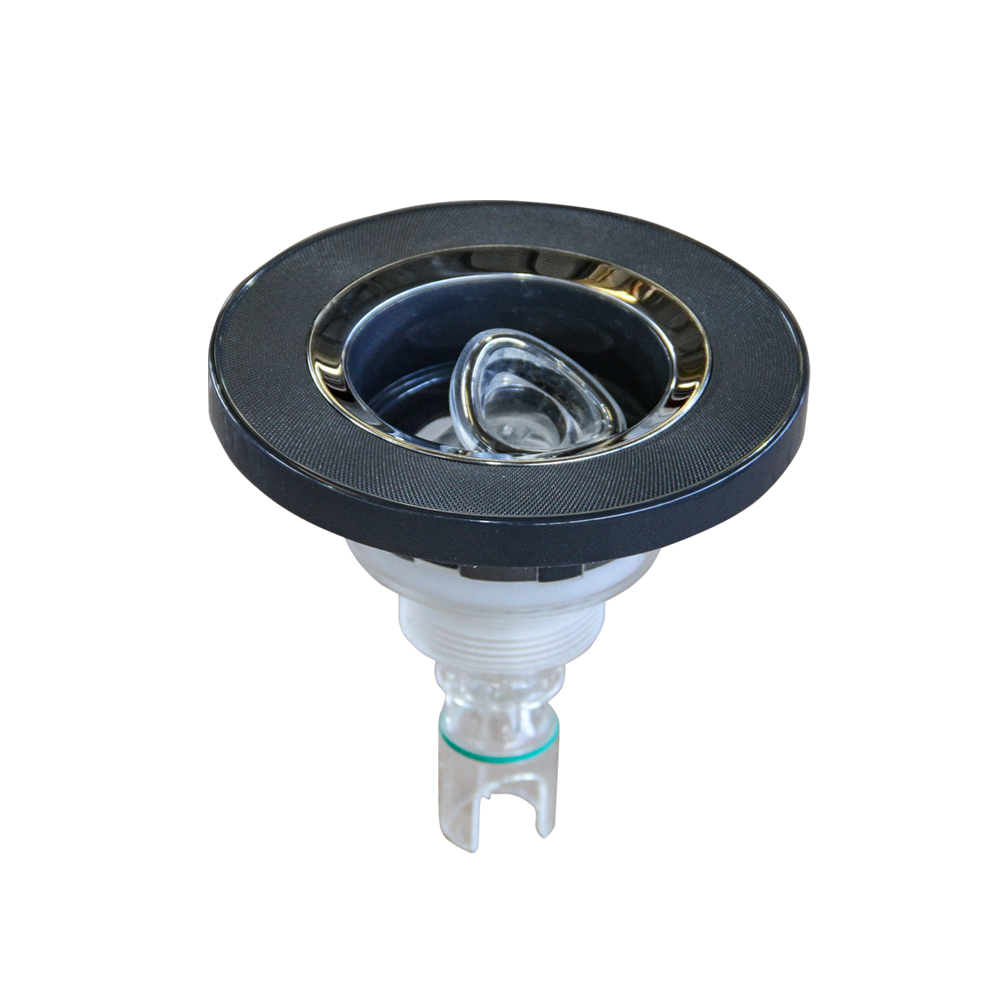 3-3/8" Diamond Jet Single Rotational Triangle Nozzle - Clear