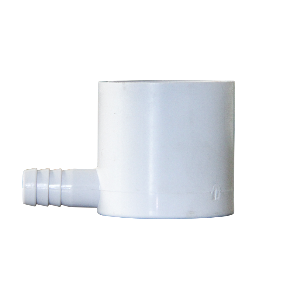 1" 1 Port 3/8" Ribbed Barb Socket*Blind