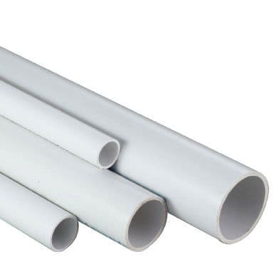 2" Solid Water Pipe - White (1 Metre)