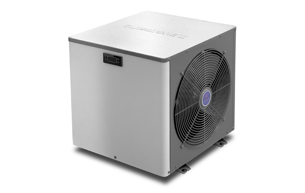Clim8zone I Heat Pump 230V/50Hz. Minimum temp. is 8°C. 7kw
