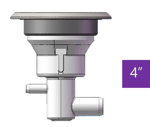 4" Low Profile Pro-Jet Body - Clear