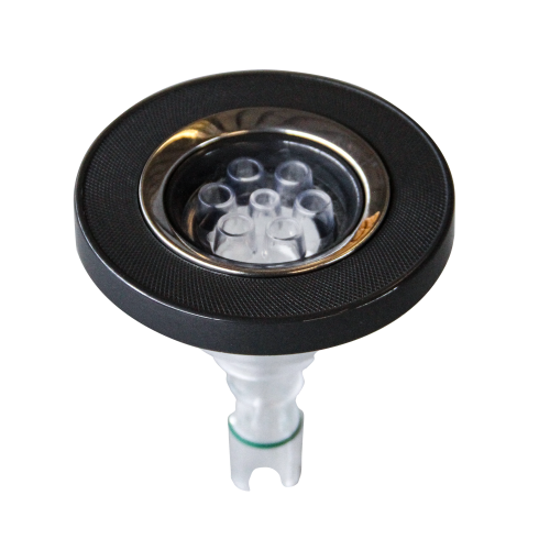 2-1/4" Diamond Jet Massage - Clear